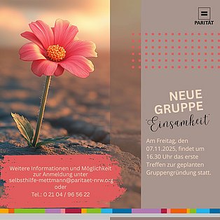 neue Gruppe Einsamkeit