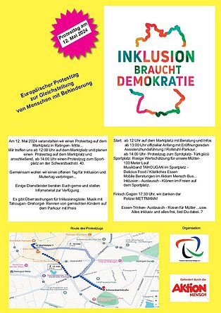 Zu sehen ist der Handzettel der Aktion mit allen Infos